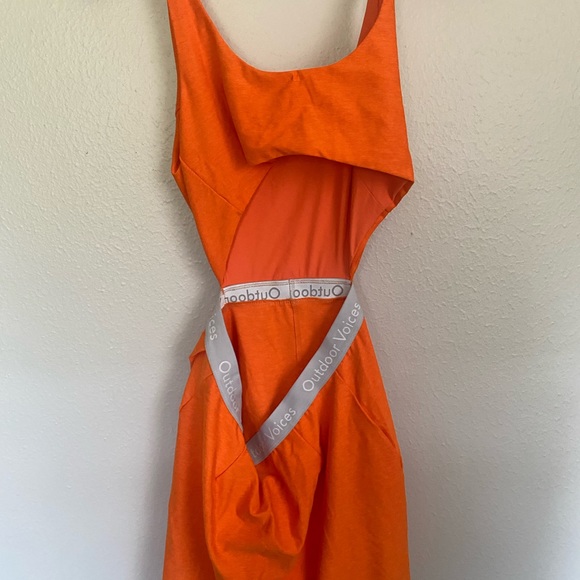 Outdoor Voices Court Dress in Tangerine M - Picture 8 of 8